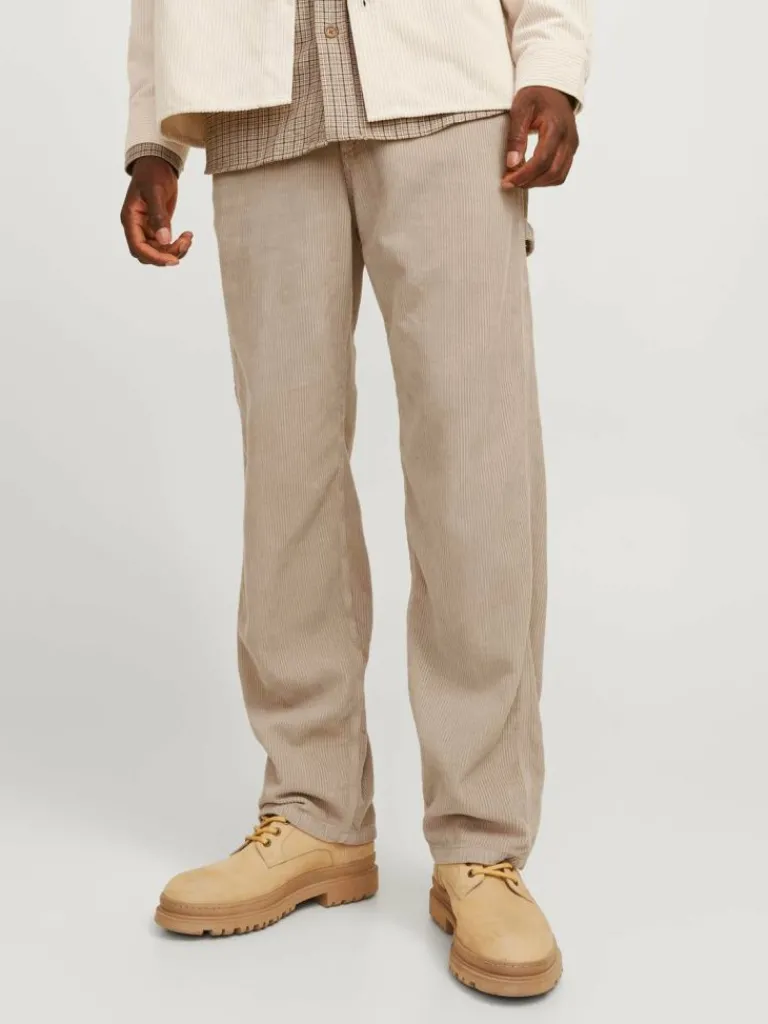 Jack & Jones Housut-Baggy fit Työhousut Beige