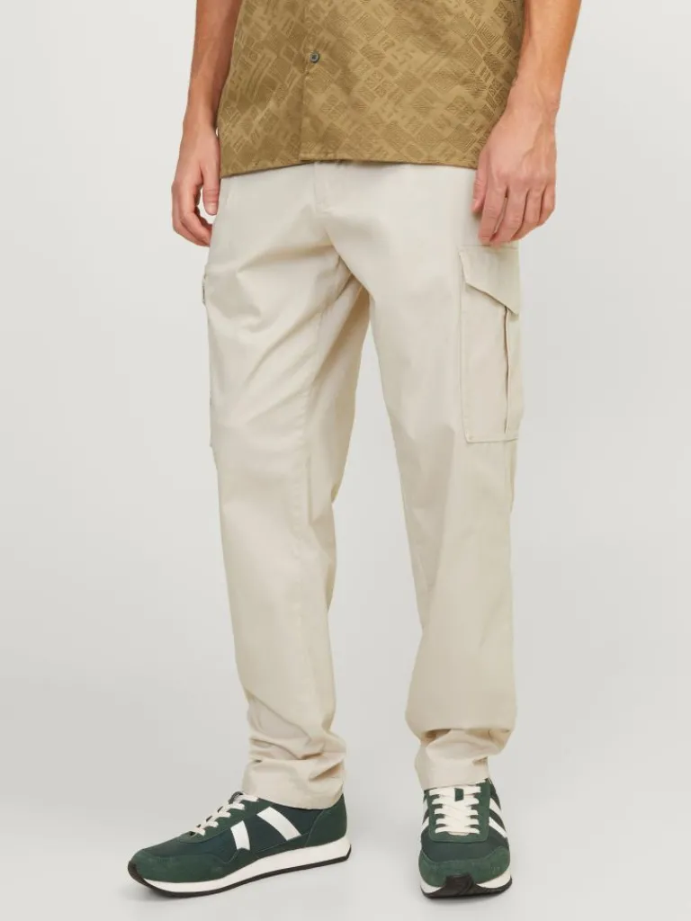 Jack & Jones Housut-Cargo fit Reisitaskuhousut Beige