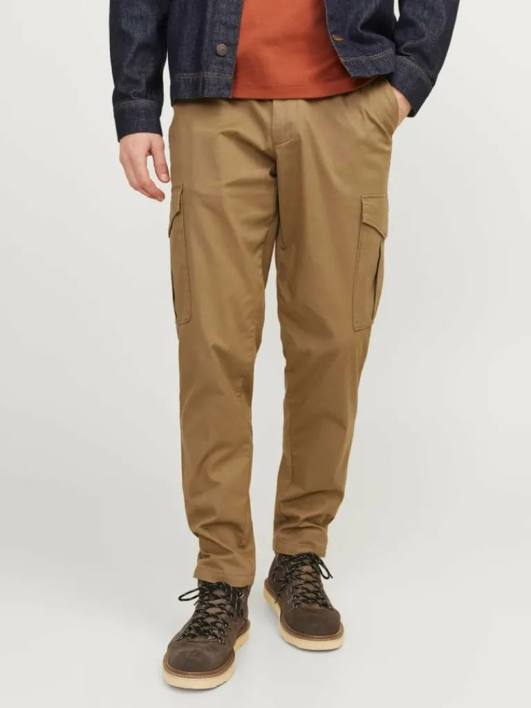 Jack & Jones Housut-Cargo fit Reisitaskuhousut Ruskea