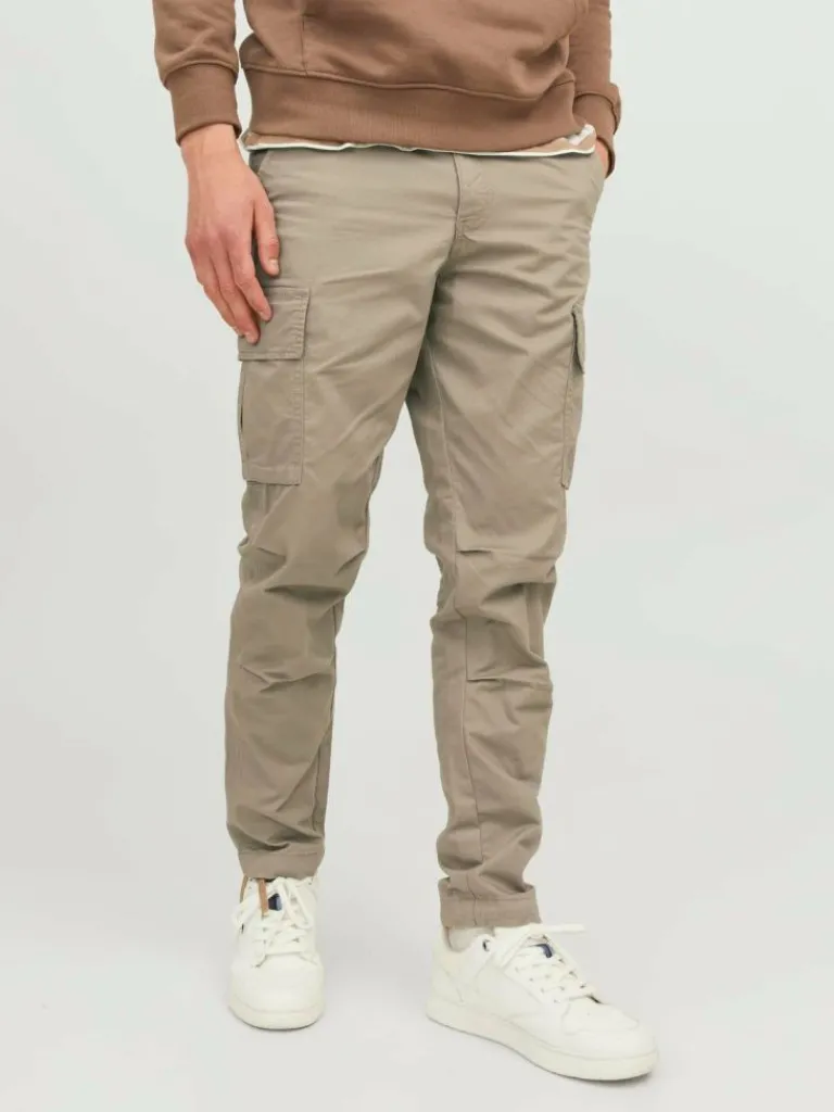 Jack & Jones Housut-Carrot fit Reisitaskuhousut Beige