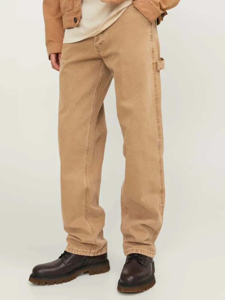 Jack & Jones Farkut-JJIEDDIE JJCARPENTER MF 050 NOOS Loose fit Beige