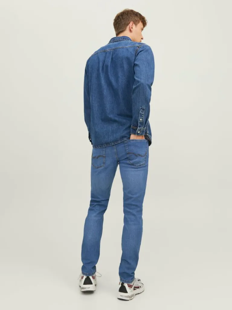 Jack & Jones Farkut-JJIGLENN JJORIGINAL SQ 223 NOOS Slim fit -farkut Sininen