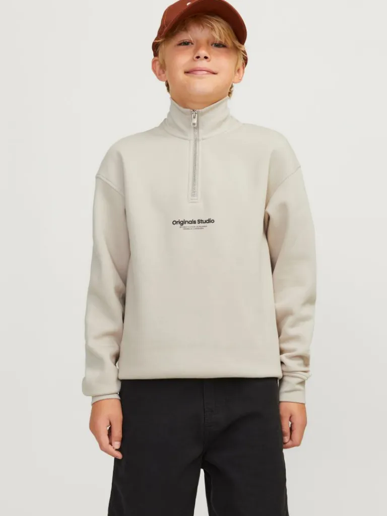 Clearance Junior Painettu Vetoketjullinen collegepaita Sweatshirts