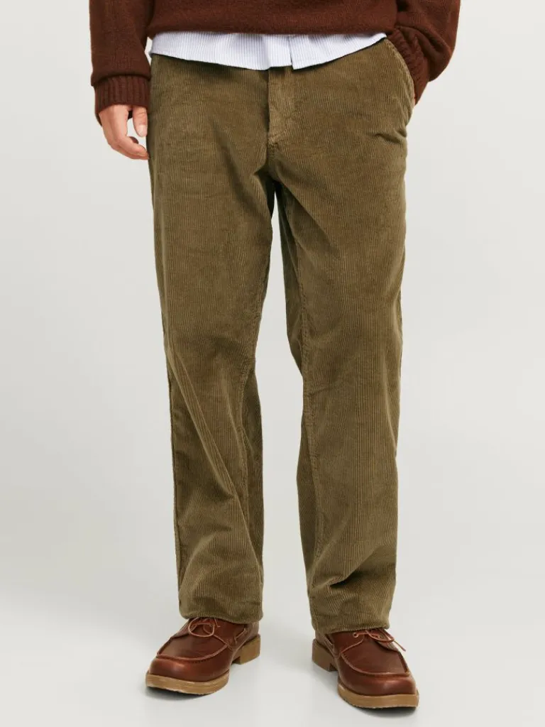 Jack & Jones Housut-Loose Fit Chino-housut Ruskea