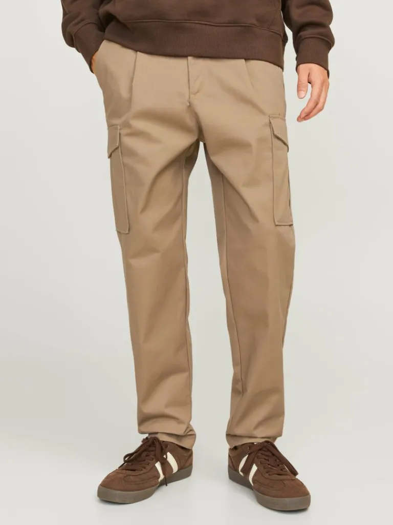 Jack & Jones Housut-Loose Fit Reisitaskuhousut Beige