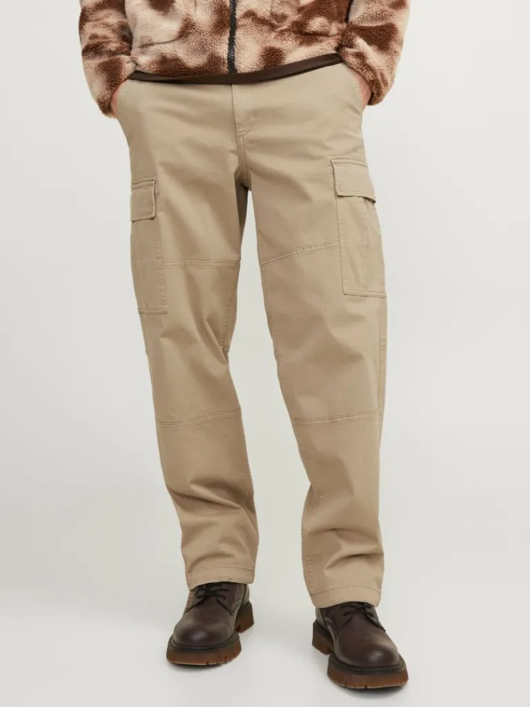 Jack & Jones Housut-Loose Fit Reisitaskuhousut Beige