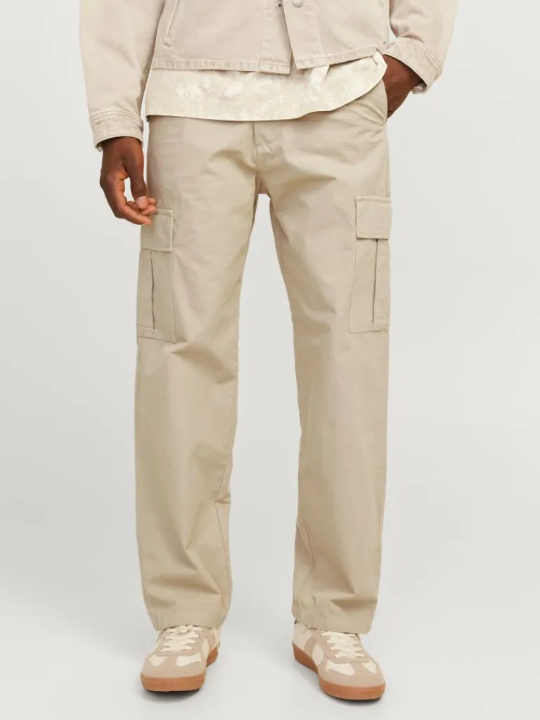 Jack & Jones Housut-Loose Fit Reisitaskuhousut Beige