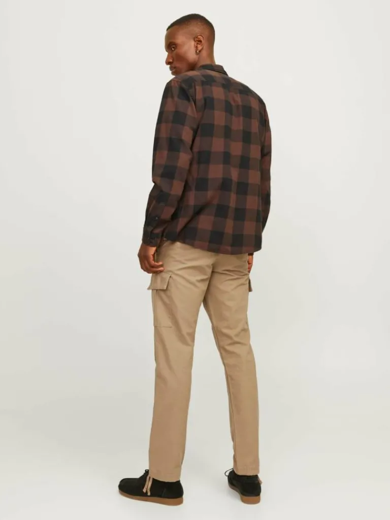 Jack & Jones Housut-Loose Fit Reisitaskuhousut Ruskea