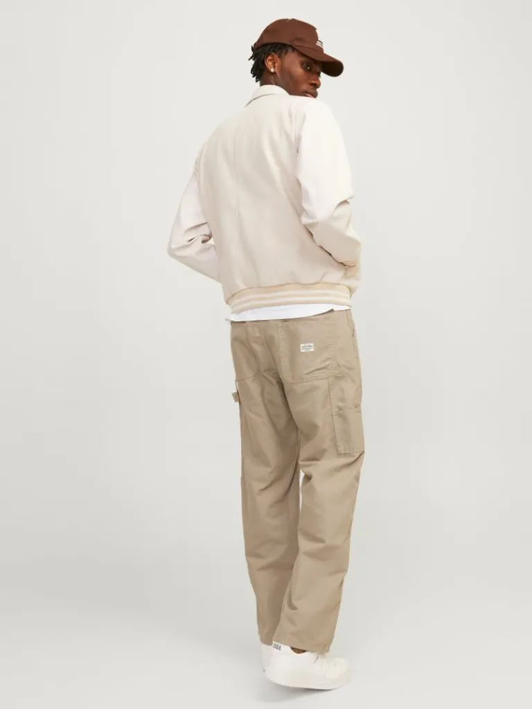 Jack & Jones Housut-Loose Fit Työhousut Beige