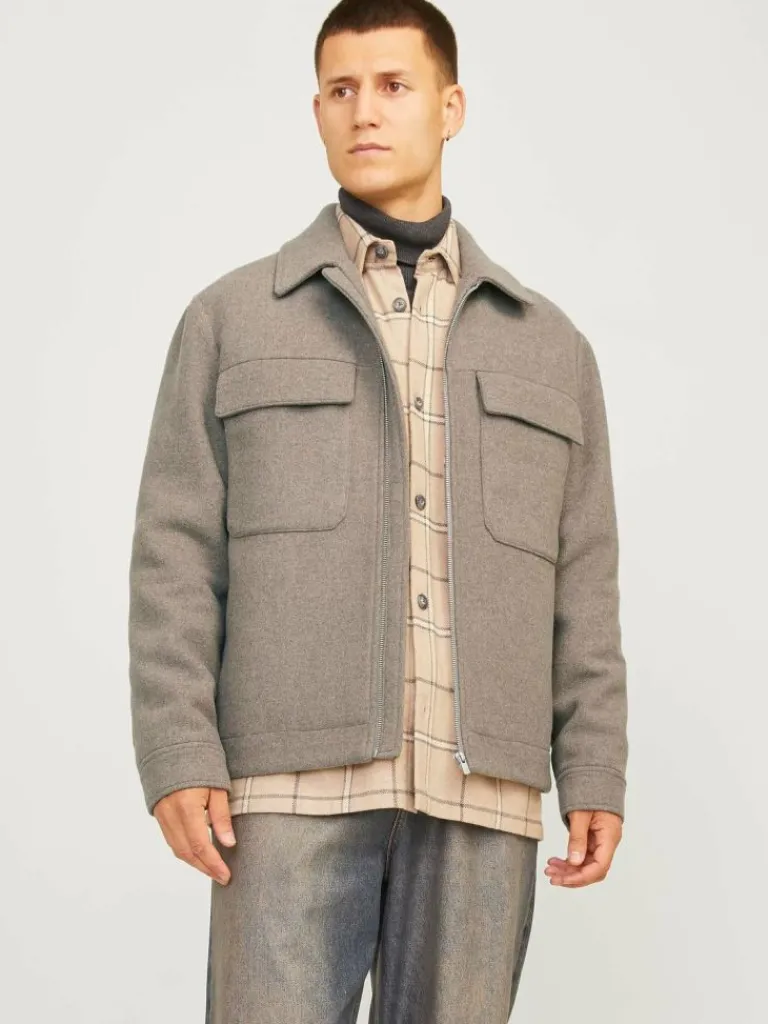 Jack & Jones Päällysvaatteet-Paitatakki Beige