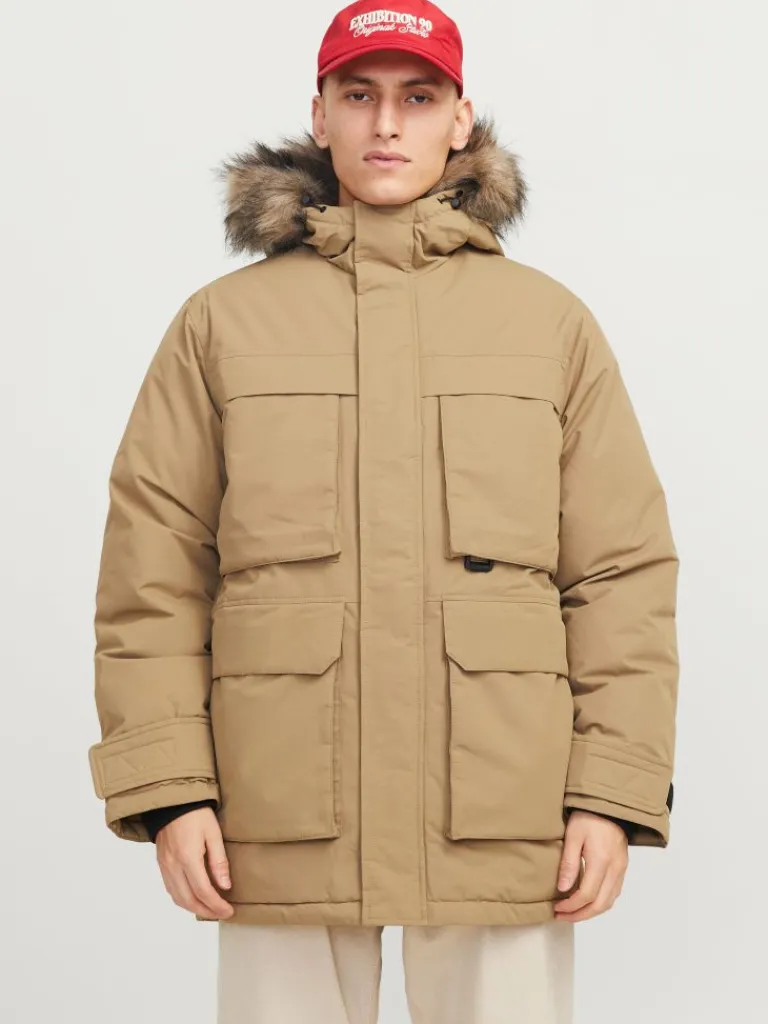 Jack & Jones Päällysvaatteet-Parkatakki Beige