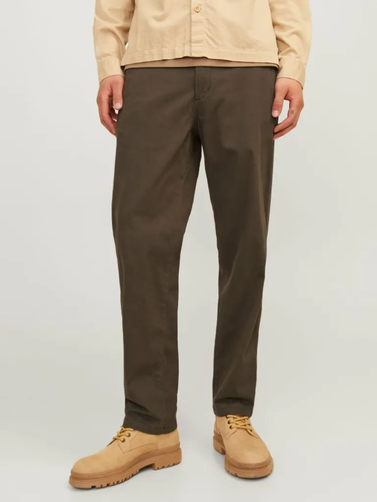 Jack & Jones Housut-Relaxed Fit Chino-housut Ruskea