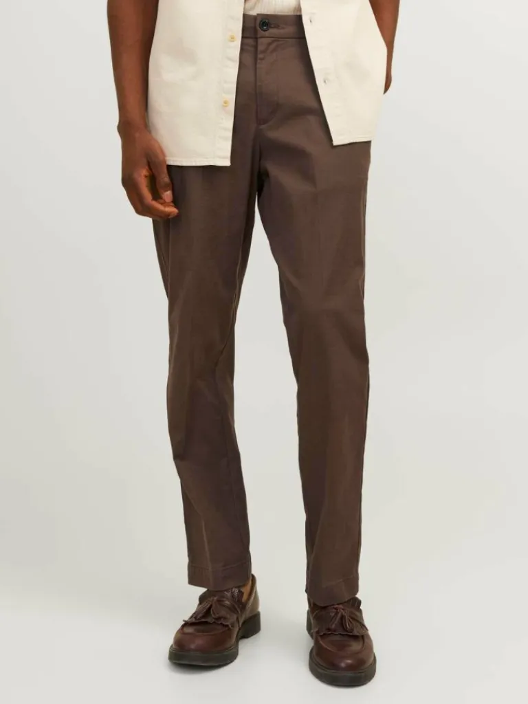 Jack & Jones Housut-Relaxed Fit Chino-housut Ruskea