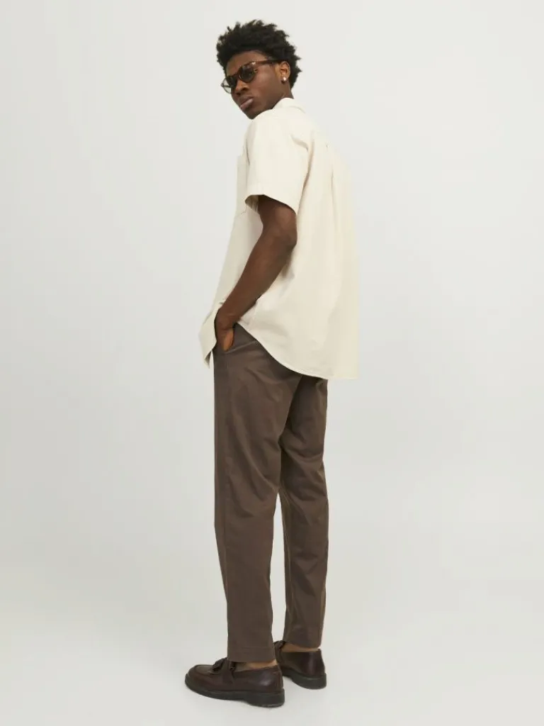 Jack & Jones Housut-Relaxed Fit Chino-housut Ruskea