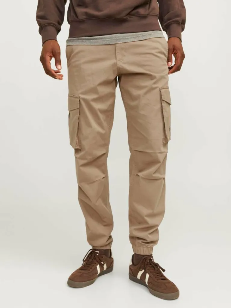 Jack & Jones Housut-Relaxed Fit Reisitaskuhousut Beige