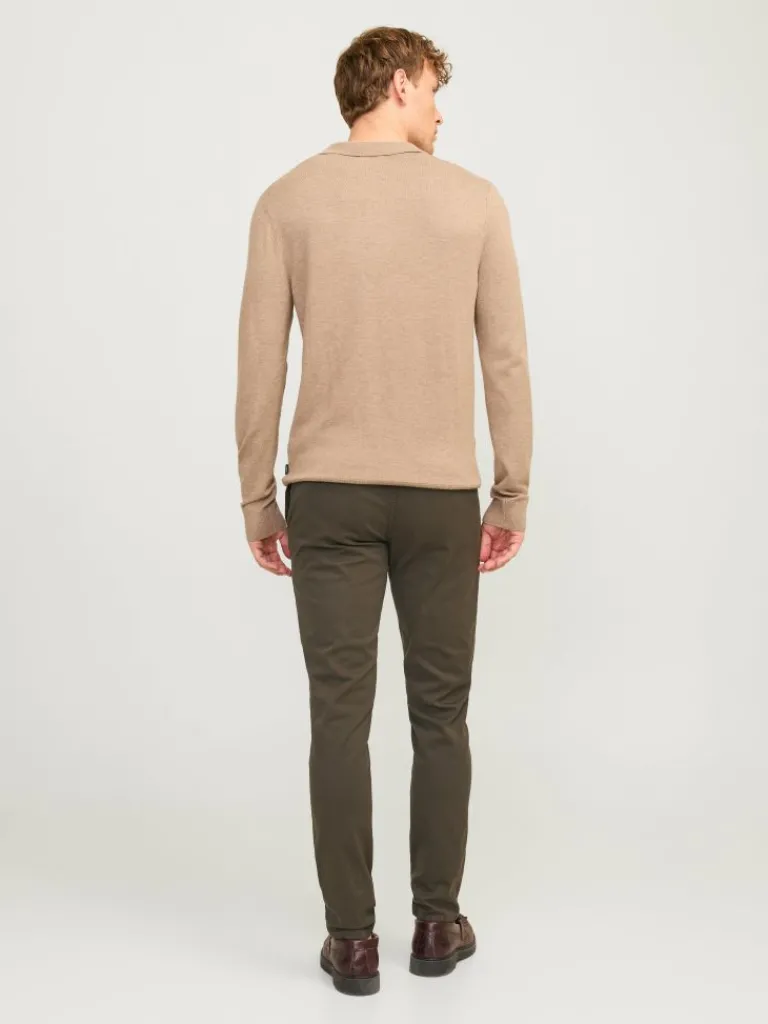 Jack & Jones Housut-Slim Fit Chino-housut Ruskea