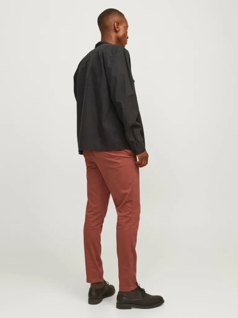 Jack & Jones Housut-Slim Fit Chino-housut Punainen