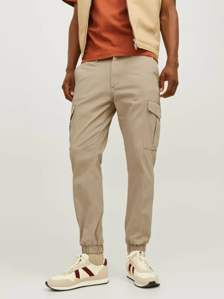 Jack & Jones Housut-Slim Fit Reisitaskuhousut Beige