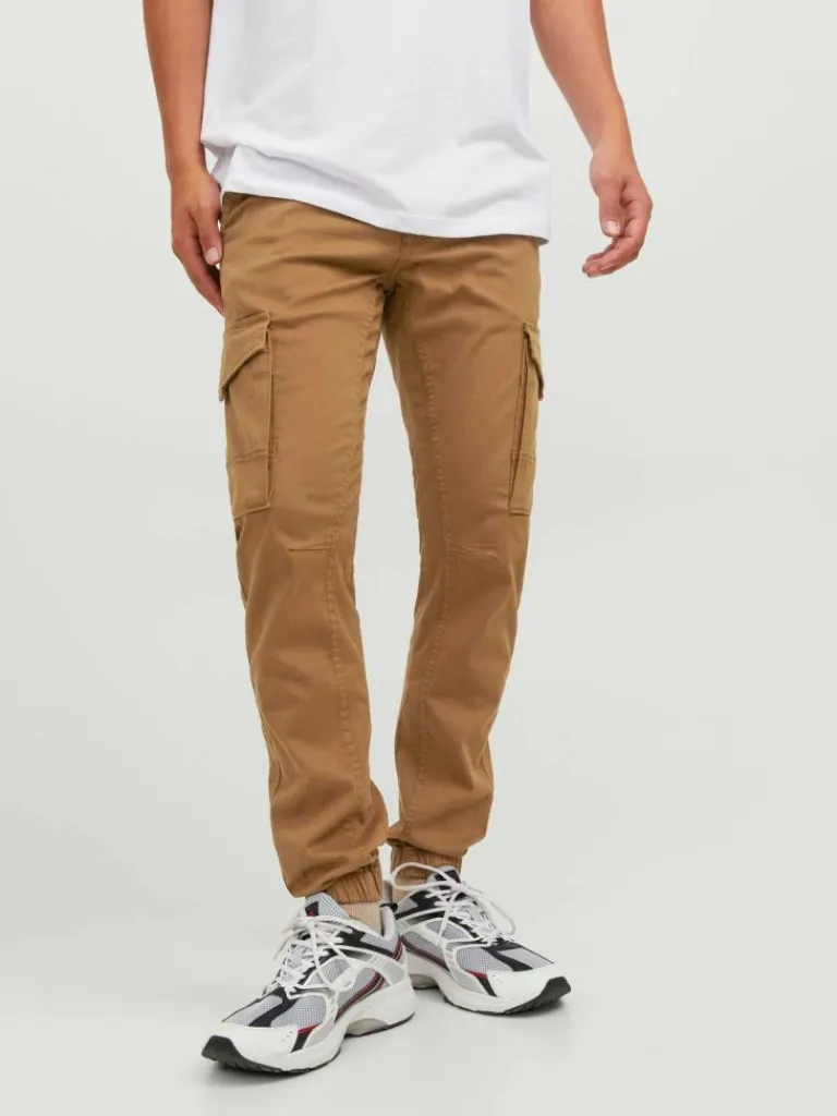 Jack & Jones Housut-Slim Fit Reisitaskuhousut Ruskea