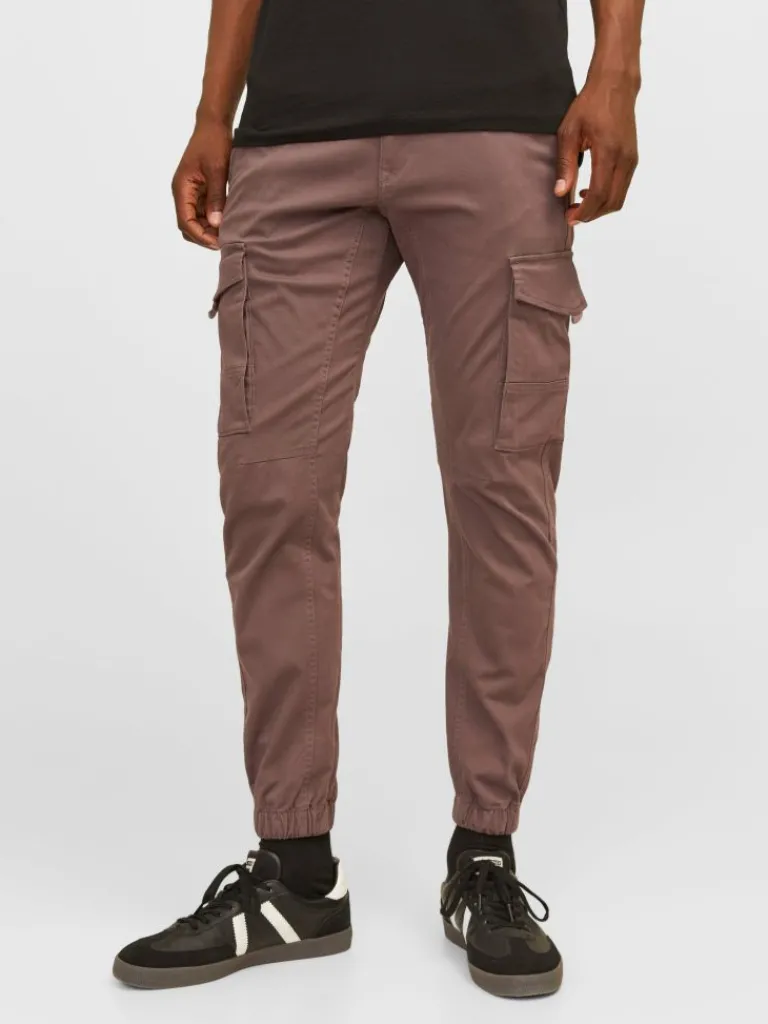 Jack & Jones Housut-Slim Fit Reisitaskuhousut Ruskea