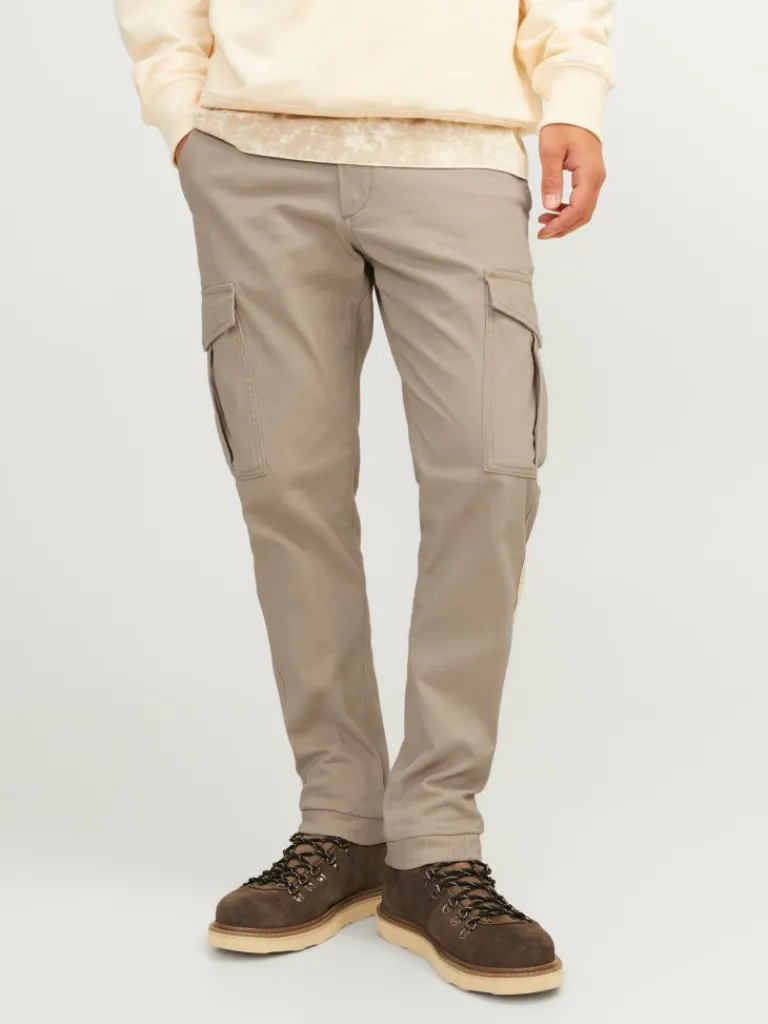 Jack & Jones Housut-Slim Fit Reisitaskuhousut Beige