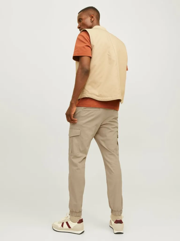 Jack & Jones Housut-Slim Fit Reisitaskuhousut Beige