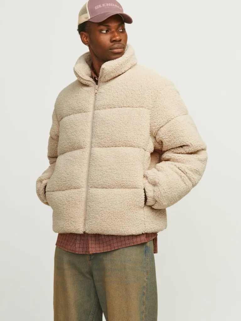 Jack & Jones Päällysvaatteet-Teddytakki Beige