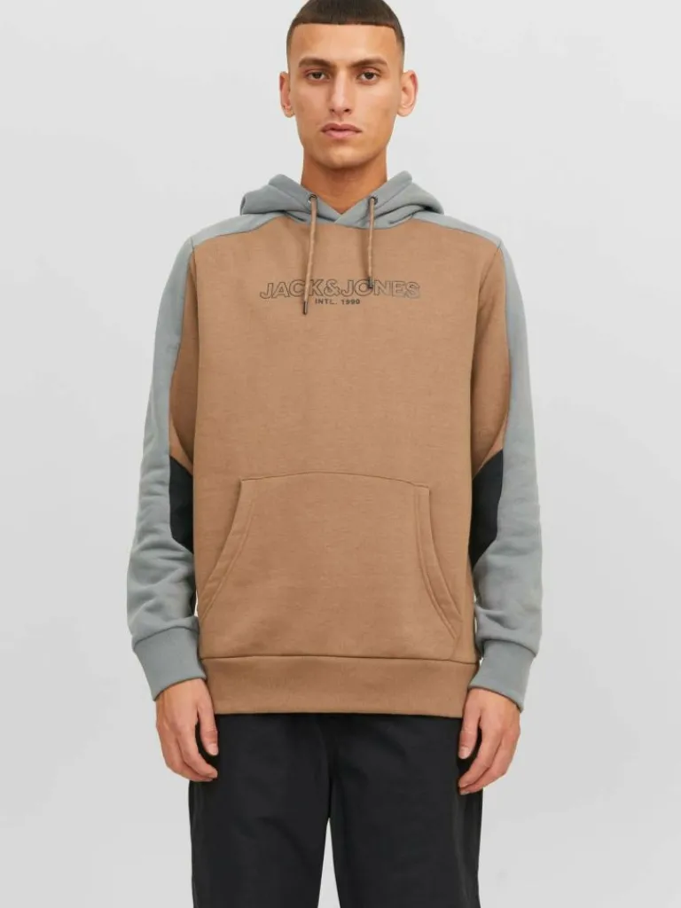 Cheap Väriblokki Huppari Sweatshirts