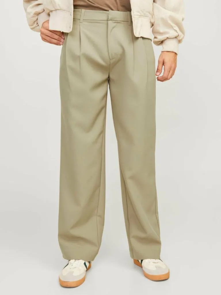 Jack & Jones Housut-Wide Leg Fit Chino-housut Beige