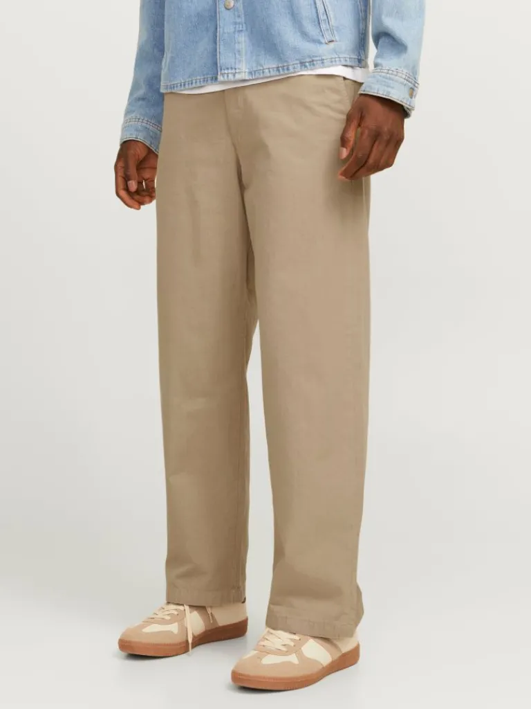 Jack & Jones Housut-Wide Leg Fit Chino-housut Beige