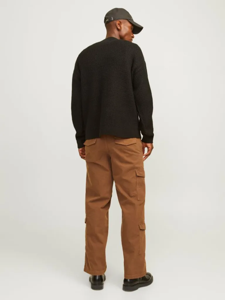 Jack & Jones Housut-Wide Leg Fit Reisitaskuhousut Ruskea