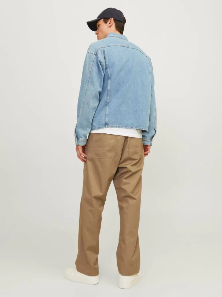 Jack & Jones Housut-Wide Leg Fit Työhousut Ruskea